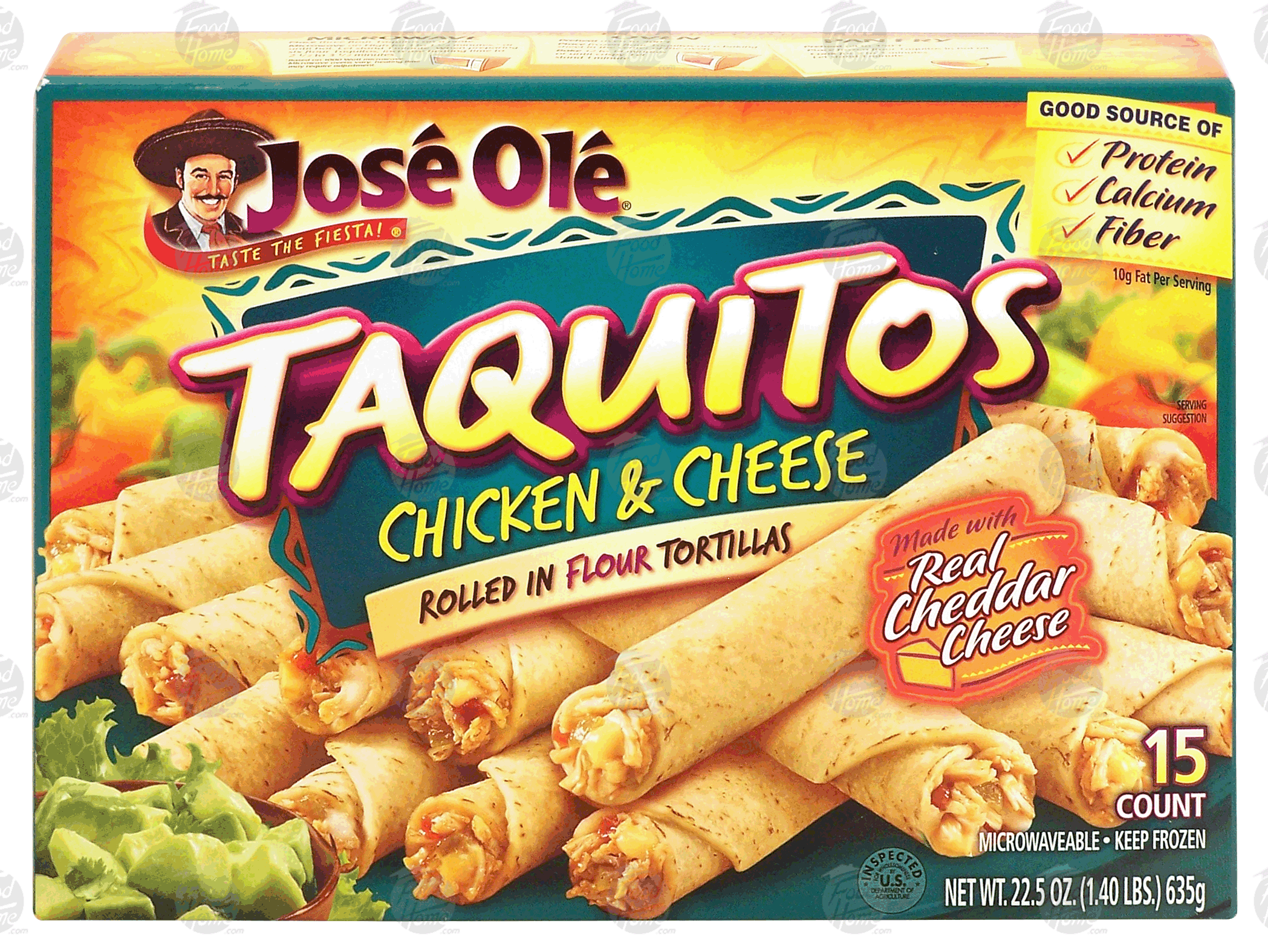 Jose Ole Taquitos chicken & cheese rolled in flour tortillas, 15 count Full-Size Picture